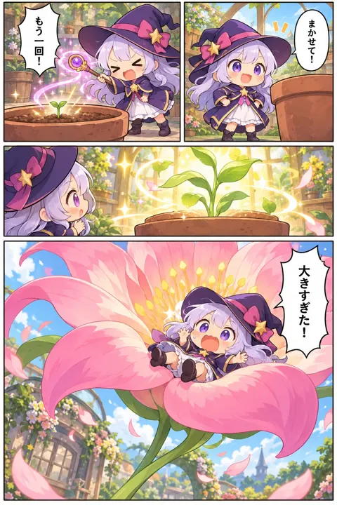 ちびキャラ漫画の見本
